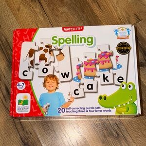The Learning Journey Spelling Puzzle for Kids - Colorful Educational Game